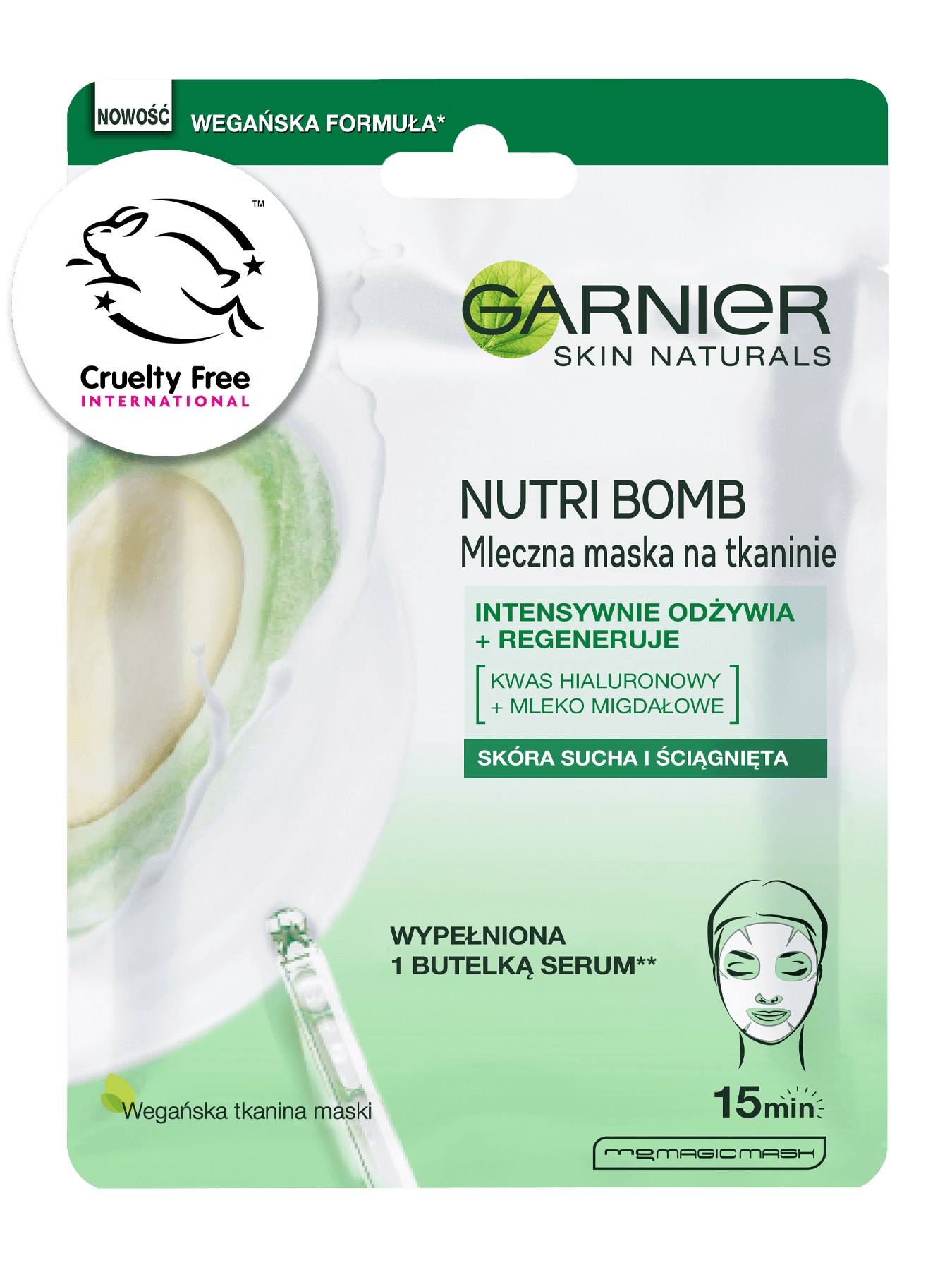 Maska w płacie Garnier